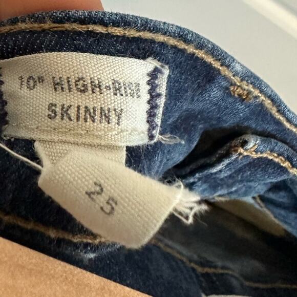 MADEWELL 10” High Rise Skinny Jeans 25 - Picture 4 of 6